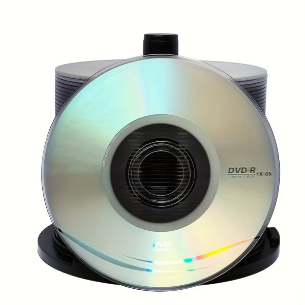 Rurri DVD-R Discu002FDVD Small Discu002FDiameter 8cmu002F3 Inch 8 Speed 1.4G Barrel 50 Disc Recorder Disc Burning Disc Blank Disc