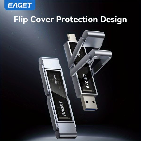 EAGET 512GBu002F 1TB External SSD USB Flash Drive, USB 3.2 Gen 2x2 Dual USB Drive Type-C Solid State Drive, Read Up to 2000MBu002F s, High Performance Memory Stick Solid State Thumb Drive for iPhone 15u002F 16 Prou002F Androidu002F Windowsu002F MacPCu002F Laptops, Backup Drive, Fast Storage, Lightweight Ssd, Sleek Drive, Reliable Performance, Efficient Storage, Dual Interface Drive, Students, Tech Users