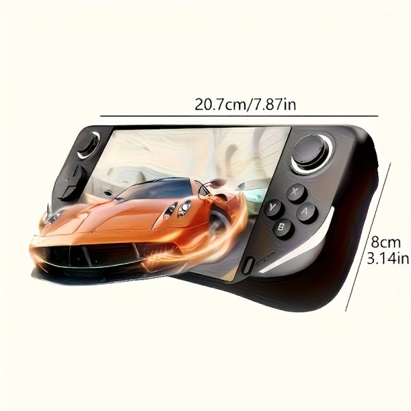 E6 Handheld Game Console - Retro Horizontal Screen, Dual Sticks, 5.0inch IPS Display, TF Card Slot & USB-C Charging, 3 Color Options, Rechargeable Battery, Perfect Holiday Gift for Game Lovers, Vivid Game Console, Durable Gaming Equipment, Handheld Retro Gaming Console, Portable Game Console Handheld, Console Game Handheld, Portable Gaming Console, Handheld Gaming Device, Classic Design, Sturdy Construction, Highquality Build