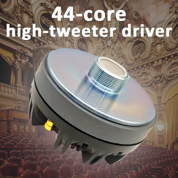 44-Core High-Tweeter Driver - 200W Peak Power, 8?? Impedance, Low Distortion & Soft Timbre, Easy Installation, Compatible with Car Audio Tweeters, Instrument Amplification, Professional Stage Sound Reinforcement, Home Hi-fi Systems