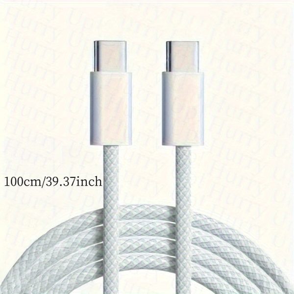Travel Charging Cable for Phoneu002FTablet, 60W Efficient Power Transfer, EU-Compatible Magnet-Free & Plug-Free Design, Reliable Choice, USB-C Electronic Charging Cable with 3A Stable Current Supply and Durable Thick Core for Summer Travel, Tablet Charging, Portable Charger, Compact Charging, Lightweight Charger, Sturdy Construction, Efficient Wiring, Fast Charging, Students, Outdoor Adventurers