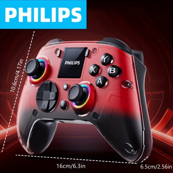 Philips DLK5090 Ultra - low Latency & Hall Rocker for Gamers in Multi - platform Gaming 2025 Trending Game Controllers, Esports Controller, Console Gaming, Ergonomic Design, Wired Alternative, Highperformance Controller, Durable Build, Gaming, Gaming Accessory, Pc Gamers, Console Players