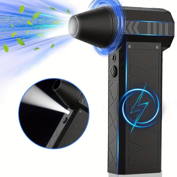 Portable Compressed Air Dust Collector, Handheld Turbo Fan with 110000RPM, 6000mAh Battery, Suitable for Home Cleaning, Electronic Device Deep Cleaning, Car Maintenance, and Outdoor Multi-Purpose Use - Christmasu002FHalloween