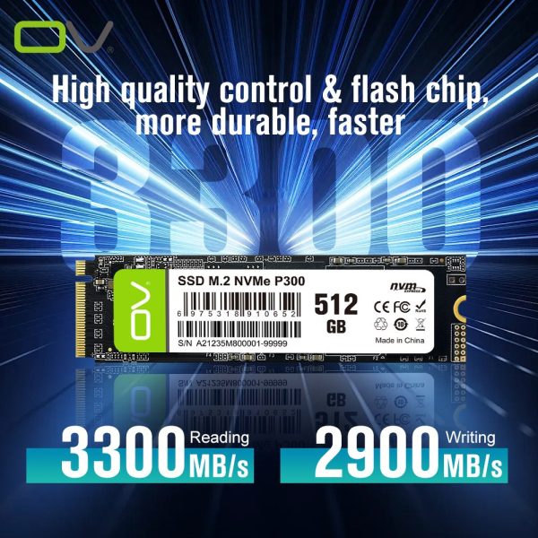 OV PCle 3.0 x4, NVMe M.2 2280512GB and 1TB built-in solid state drives are suitable for storage in personal computers, desktops, and laptops, with read speeds up to 3500MBu002Fs, cache 3D NAND, Pc Storage Upgrade, Desktop Storage Solution, Compact Ssd