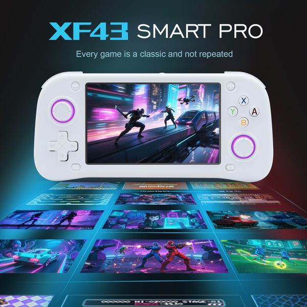 Retro Handheld Game Console with Dual 3D Joysticks - 30+ Emulators, Portable Mini Video Game System, Durable ABS Material, USB Rechargeable Battery, Ergonomic Design for Modern Gamers, Gaming Console, Playful Design, Highquality Build