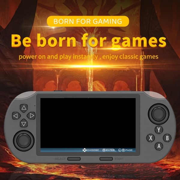 The SF3000 Is an Open-Source Handheld Gaming Console, a Portable Retro Gaming Device with a Rechargeable Battery, Powered by USB Or Battery. It Supports Video, Music, And Multilingual Games (USB-C Adapter Not Included), Featuring a Stylish Handheld