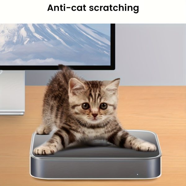 Vaydeer Mac Mini Protective Case Cover - Clear Acrylic HD Dustproof & Scratch-Resistant Shockproof Case for MacBook Airu002FPro 13-16 Inch, Compatible with M1u002FM2, Durable Protection, Sleek Design, Highquality Material