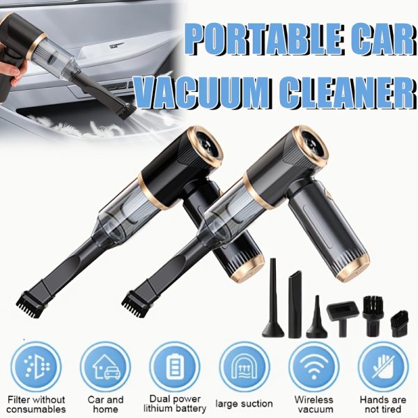 Multifunctional Computer Vacuum Cleaner with 1500mAh*2 High-Quality Battery, Long-Lasting Power, Dual-Use Blowing and Suction, Powerful for Home Use, Suitable for Computer Cleaning, Pet Hair, Hard Floors, and Daily Cleaning