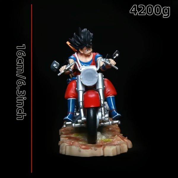 1pc Motorcycle riding posture, wearing red clothing, the preferred gift is for friends, furniture decoration figurines, collector-level PVC figurines, car interior ornaments, creative figurine decorations, Halloween gifts, Christmas gifts, Party